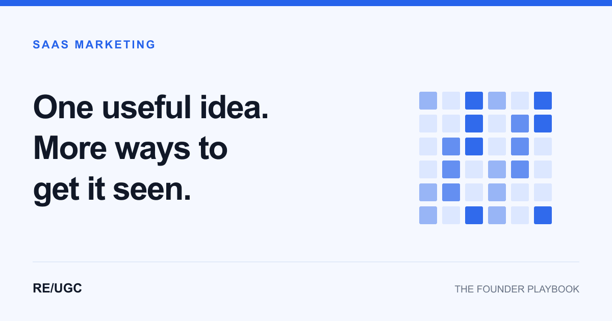 Cover art for Content Distribution for Startups: Turn One Guide Into Several Useful Assets