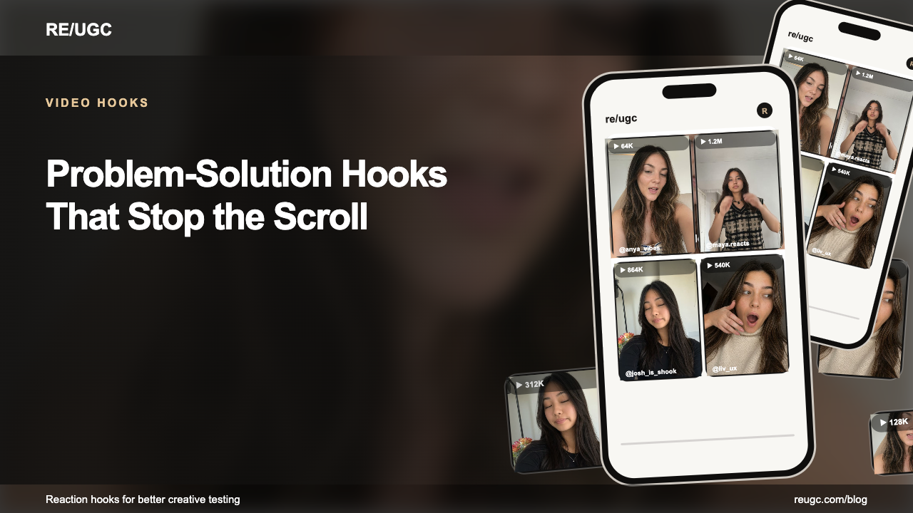 UGC visual for Problem-Solution Hooks That Stop the Scroll