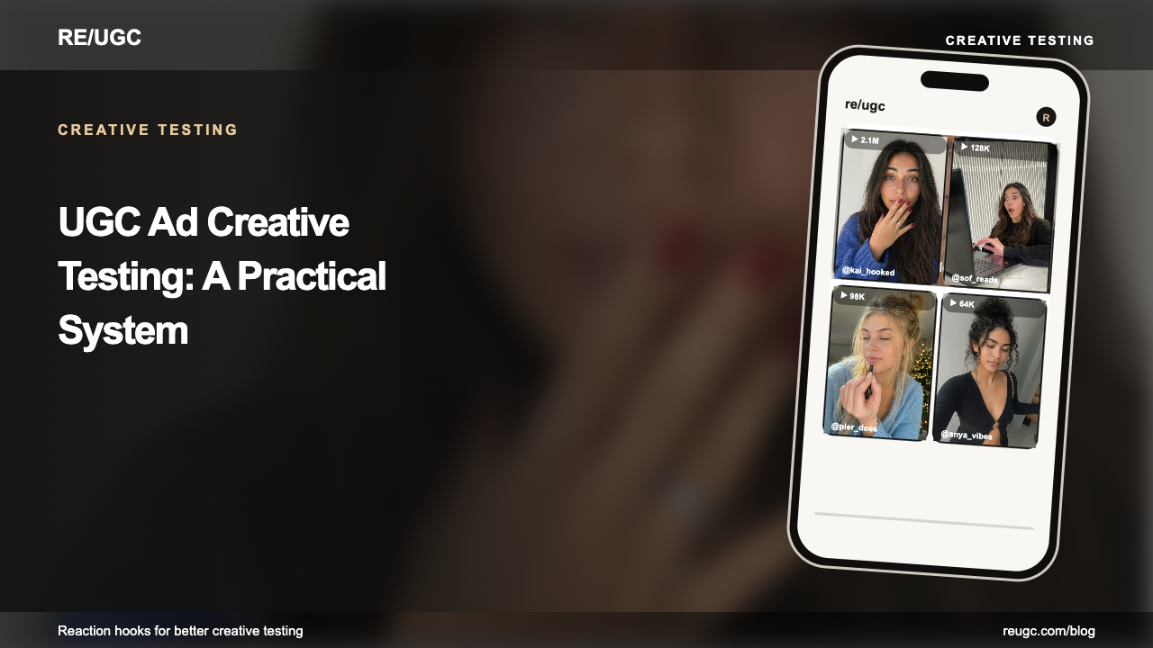 UGC visual for UGC Ad Creative Testing: A Practical System
