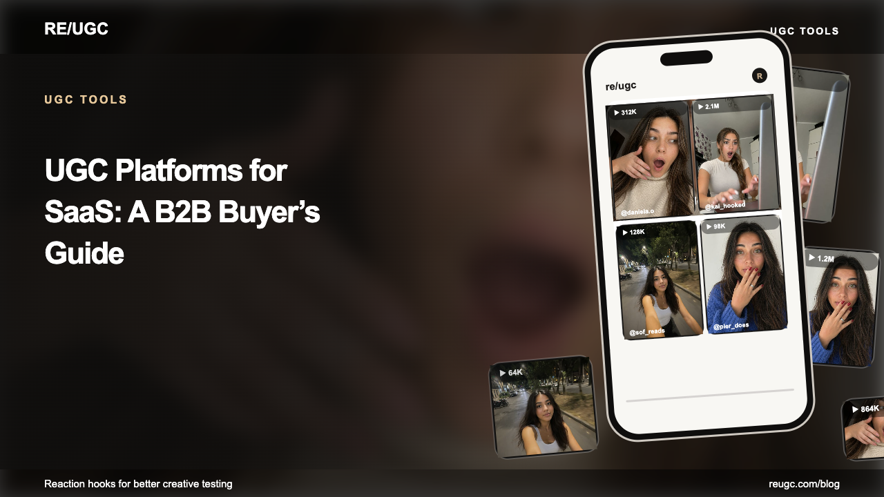 UGC visual for UGC Platforms for SaaS: A B2B Buyer’s Guide