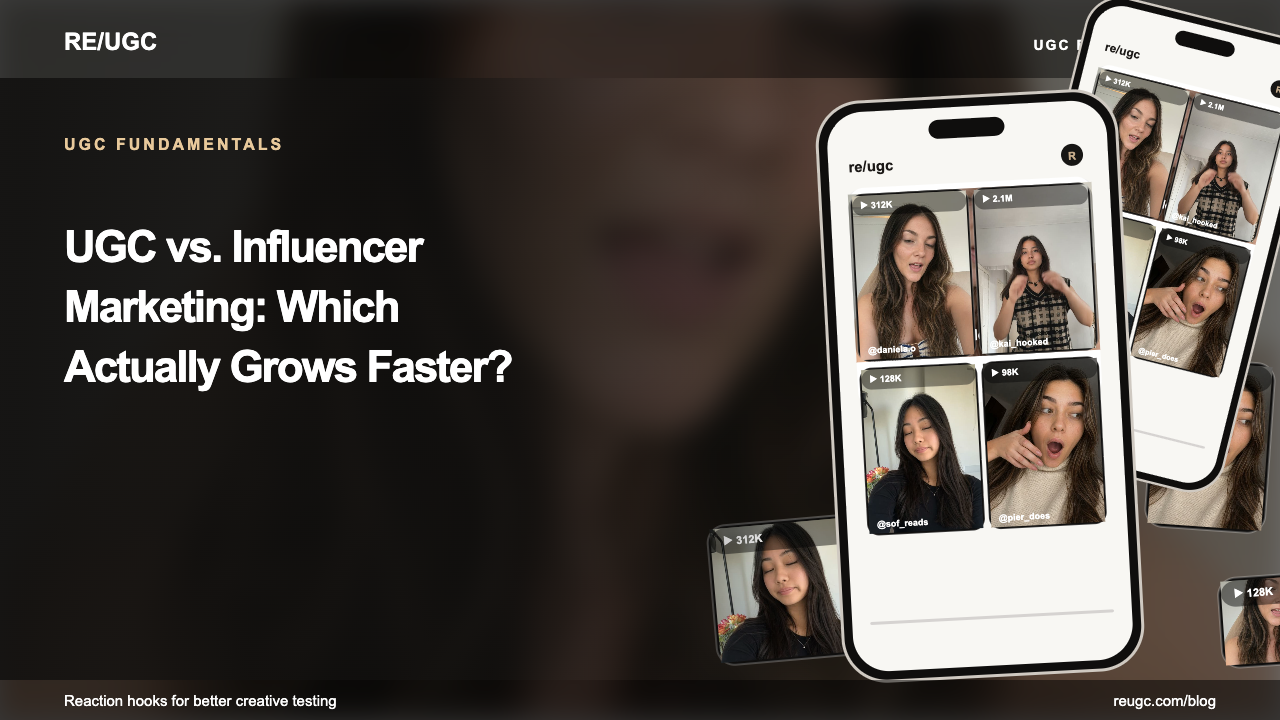 UGC visual for UGC vs. Influencer Marketing: Which Actually Grows Faster?